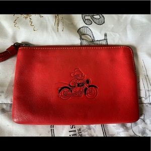 Mickey Mouse Coach Wristlet- Used